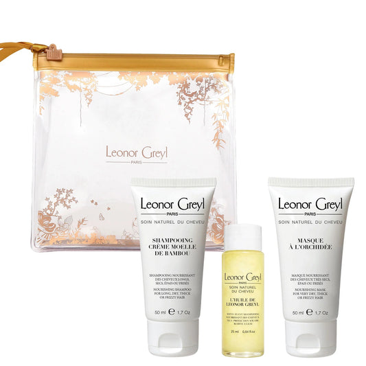 Leonor Greyl Luxury Travel Set for Very Dry, Thick or Curly Hair